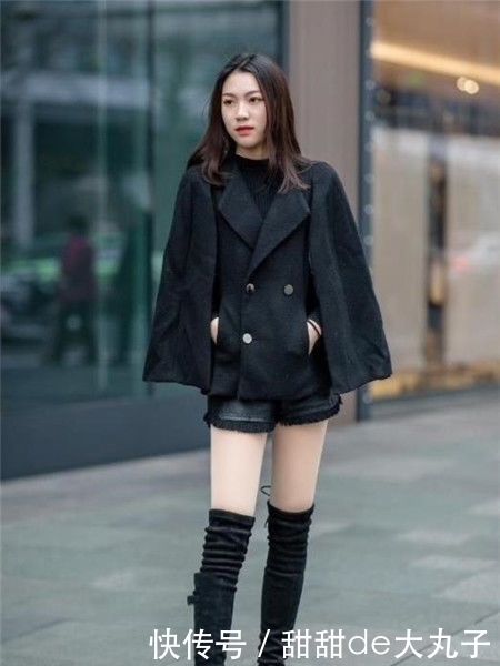 不已:路人街拍:这一位时尚靓丽的美女,高挑纤细的身材让人羡慕不已