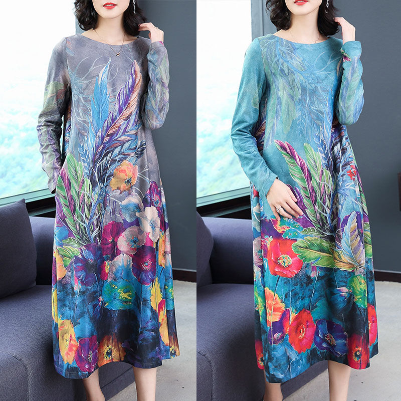 这酒红裙找了3天3夜，太好看了!款款精致，妈妈穿上减龄像30