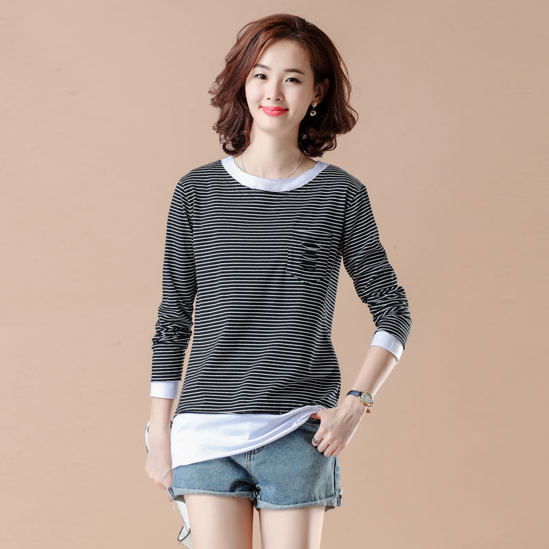 哇塞!今秋T恤真是又时尚又显嫩，妈妈一下子买了三件