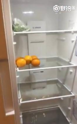 刘昊然微博晒自家冰箱，这也太凄凉了，不过粉丝都说他骗人咋回事