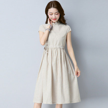 没有好身材也能穿得漂亮，中国风改良旗袍连衣裙，更显得高贵迷人