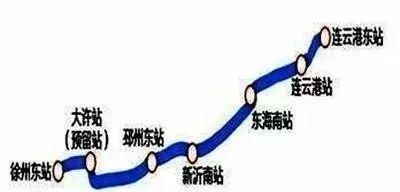 2020年建成通车的连徐高铁，除了新沂还停靠哪些站？