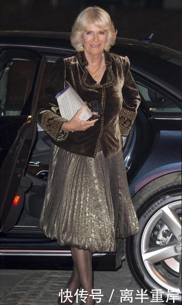 [气质]能让查尔斯痴迷的卡米拉也是有点料的，撞衫戴安娜小黑裙不输气质