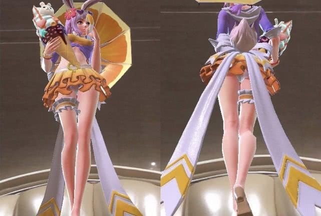 『公孙』用VR眼镜看公孙离,哪款皮肤的腿型更好看原皮肤破洞裤赢了