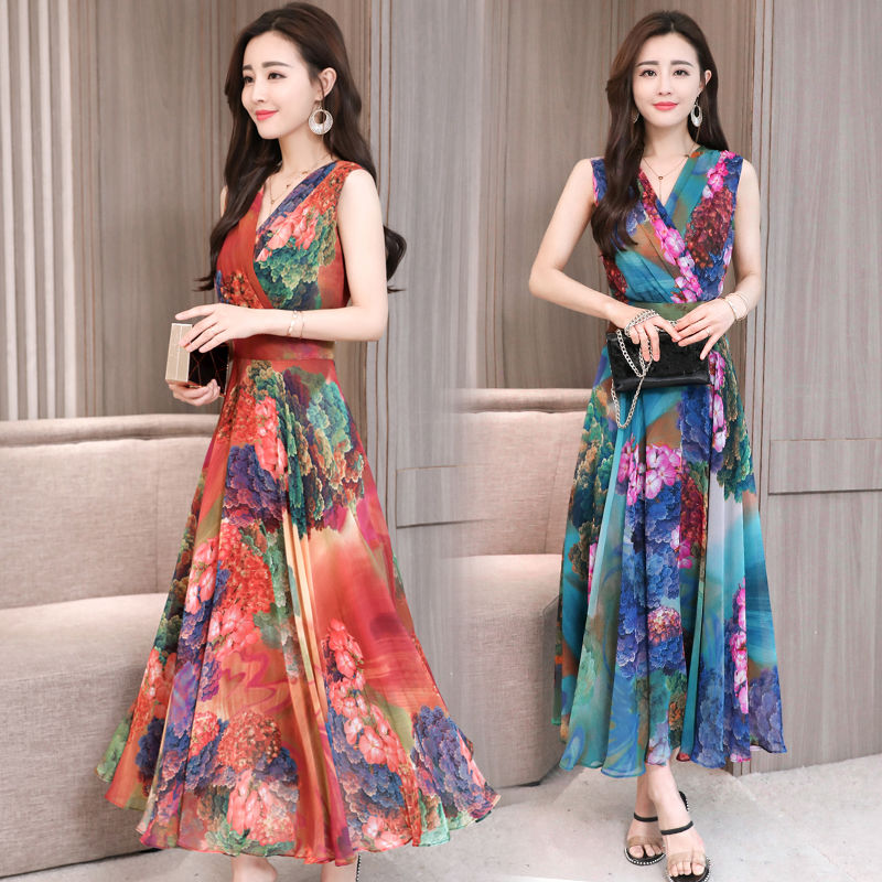 立秋过后，上海女人都穿长裙，飘逸散发女人味，配高跟鞋惊呆路人