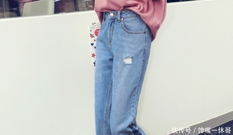 #完美#为之倾倒的紧身牛仔裤,完美身材毫不吝啬