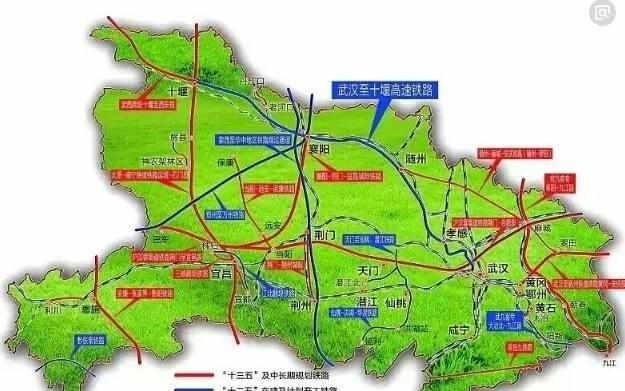 “十三五”规划中，湖北这5条高铁规划被“点名”建设