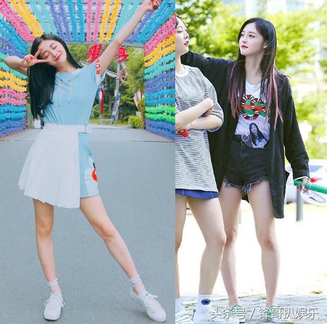 周洁琼跳舞大长腿抢镜，那是你没看到未修图的她，腿粗了两倍!