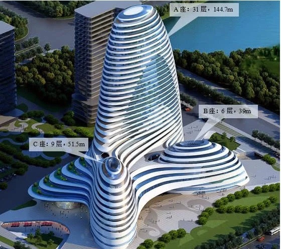 20亿建南宁第一高楼，突破广西新高度，造型奇特成“网红”楼