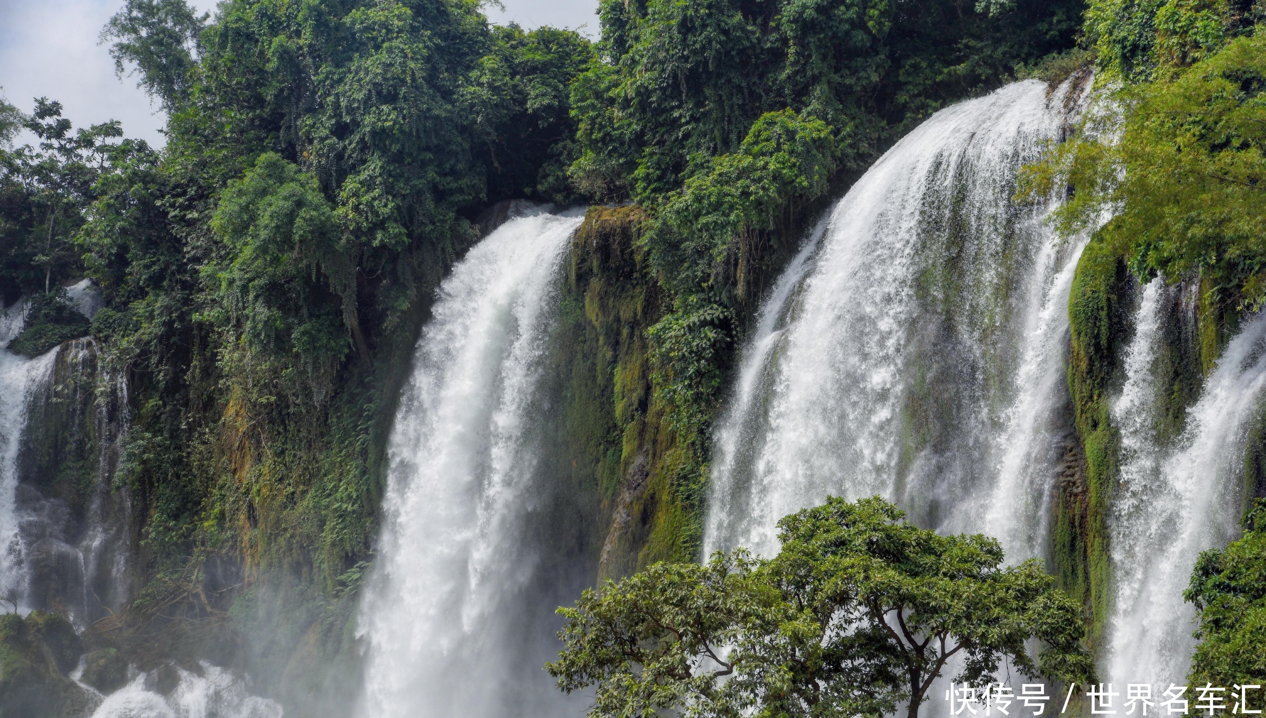 广西这个瀑布,年均水流量为黄果树的三倍,是亚洲第一跨国瀑布