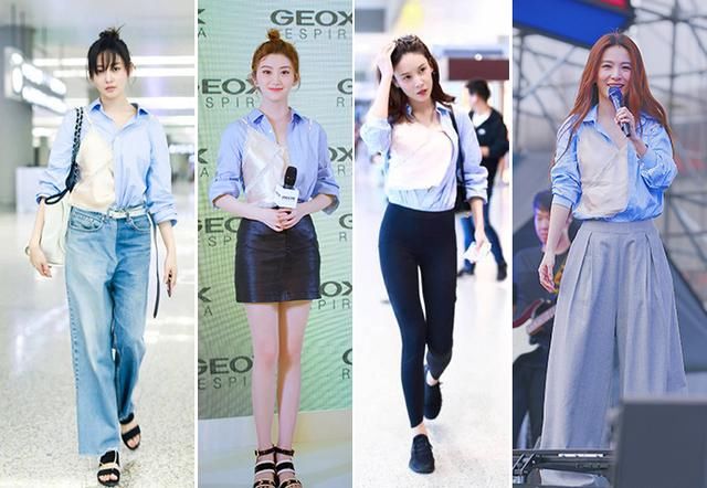 不对称连衣裙能逼死强迫症,金晨时髦范爷优雅,郑秀文略带老气