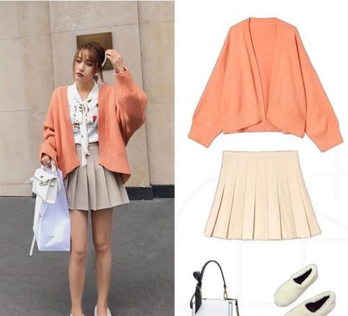  『针织』春季的穿搭里少不了舒适百搭的针织开衫，轻松打造简约洋气日系风