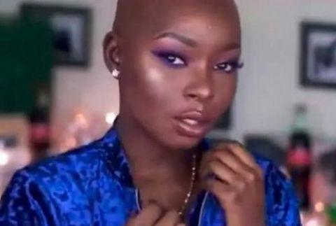 非洲女孩展示化妆神技，妆前妆后像换人