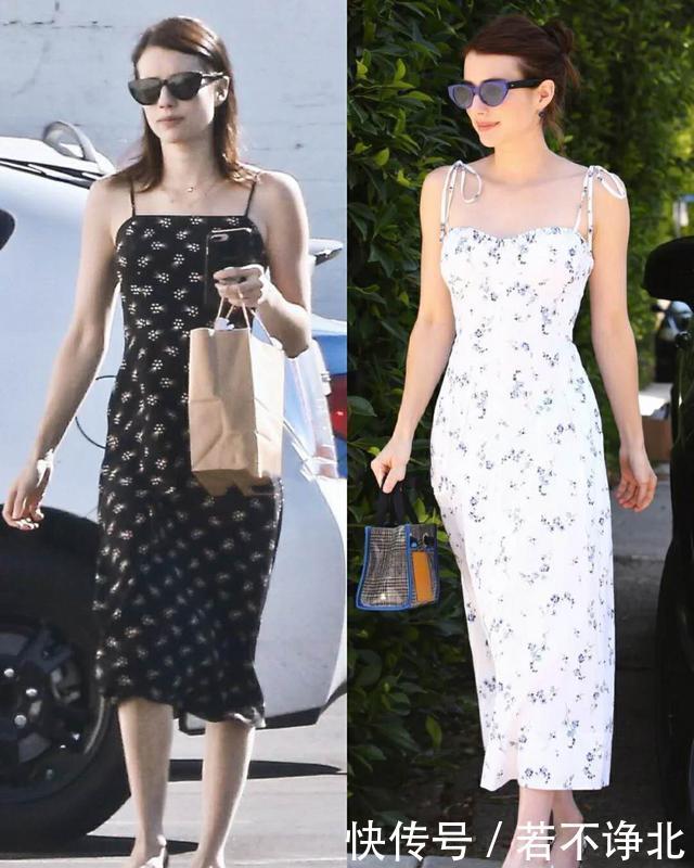  『EmmaRoberts』春季穿平底鞋如何搭配显高显瘦又时髦？跟EmmaRoberts学就对啦！