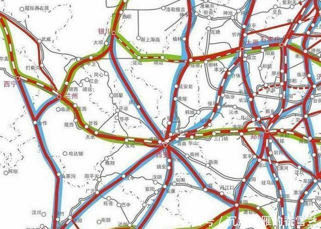  「高速铁路」中国高铁线路八纵八横规划图一览，看看哪些高铁经