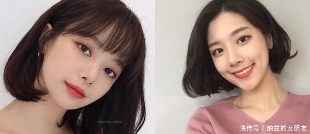 正夯:这5款韩国正夯的中短发发型,搭配不同卷度瘦脸效果超好