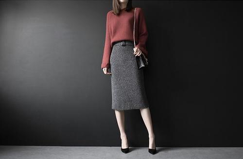 秋季针织搭配,优雅又美丽,时尚服装搭配推荐