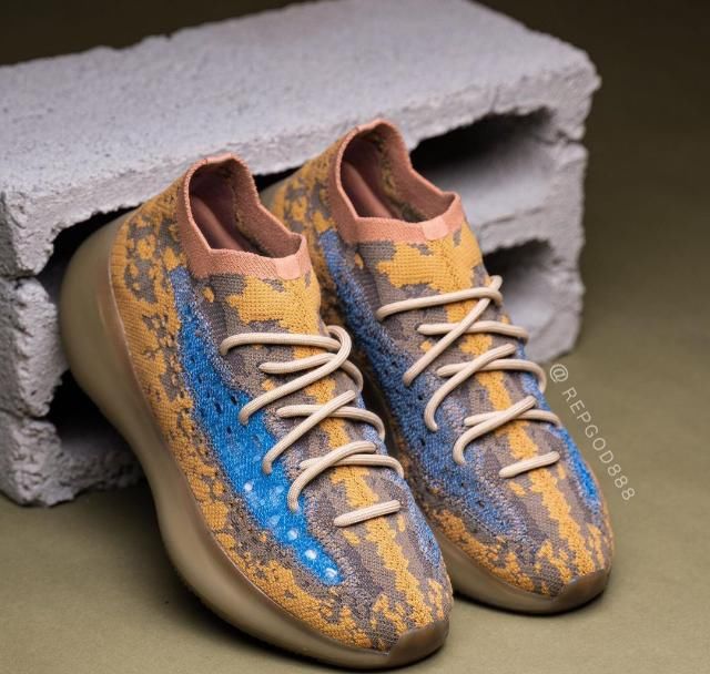  [发售]全新满天星 Yeezy 380 上脚照来了！颜值一言难尽...