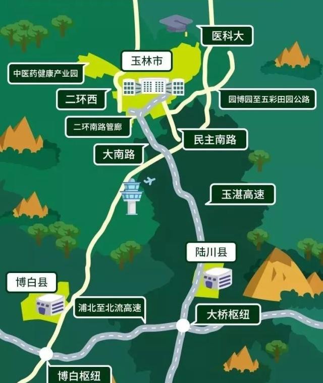 广西正在规划新高速，连接钦州、北流，打造又一条出省大通道