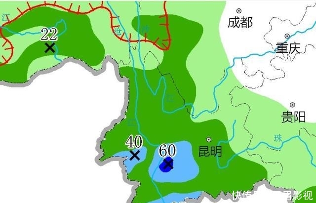  「南部的部分」云南及时雨！大面积降雨覆盖全省！新一轮中雨大雨将分布云南如下