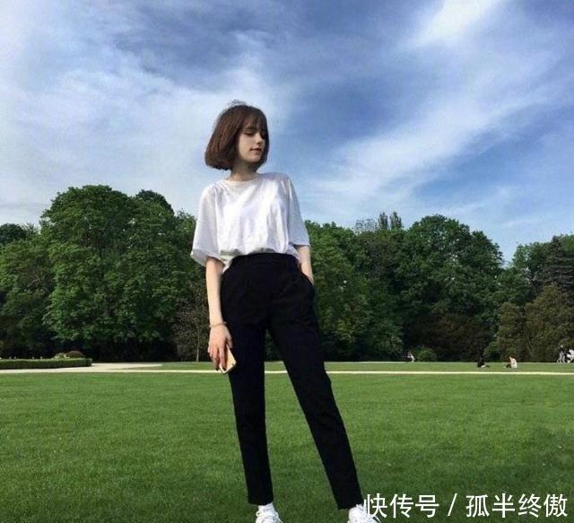宽松T恤■满大街的「T恤」,怎么穿才出彩?五个时髦技巧,出街靓靓~