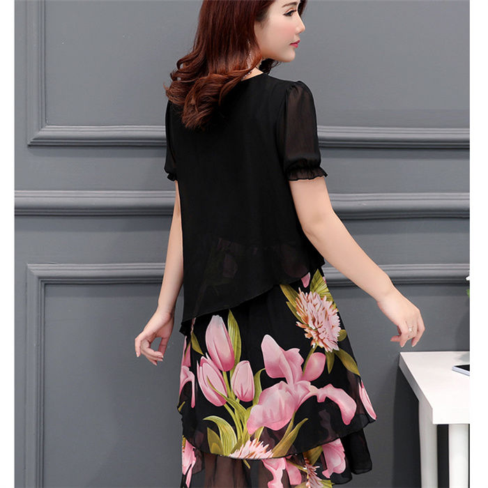 难怪婆婆一出手就是7件!这种妈妈裙62岁穿都显嫩，关键还不贵