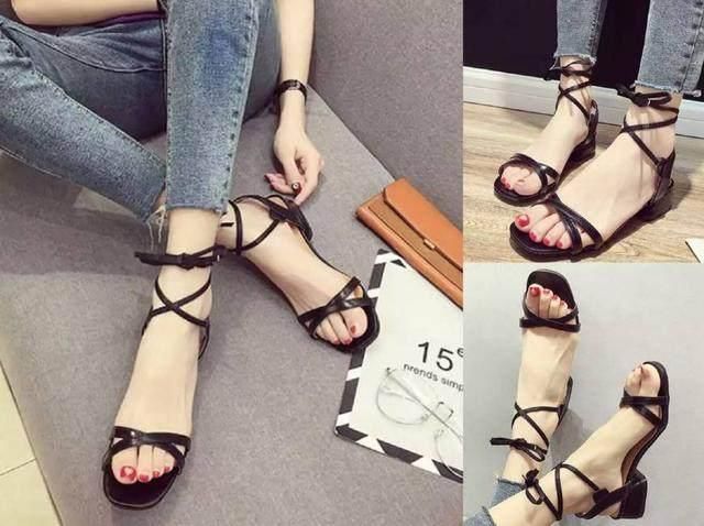 矮个子穿这5双“方头”凉鞋，比高跟鞋还显腿长!