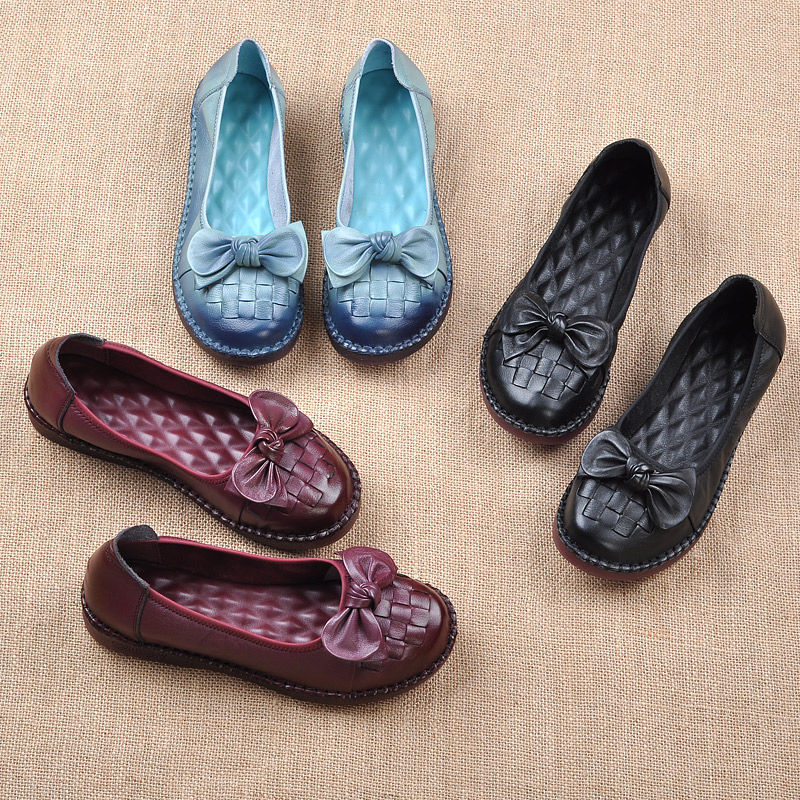 这样软底的妈妈鞋，怎么穿都不累脚，还超美哦