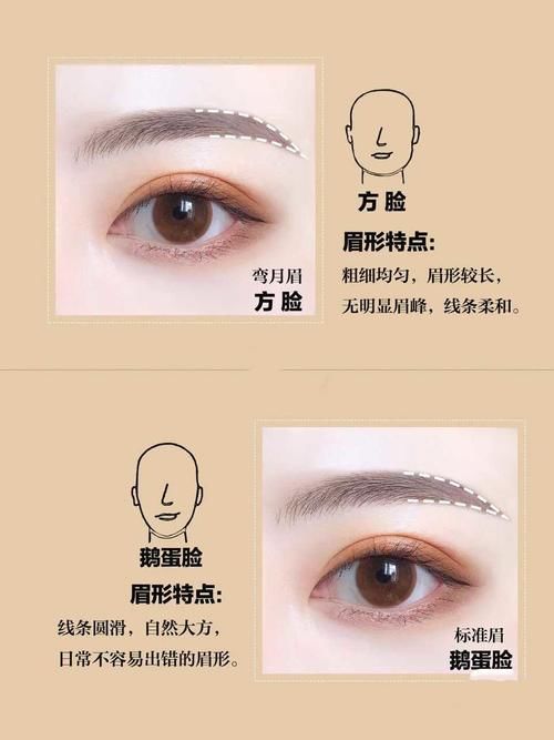 「画法」保姆级# 6种脸型的眉毛画法!有你的吗???