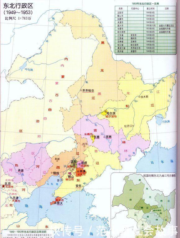 你知道建国初的六大行政区吗?你属于哪个