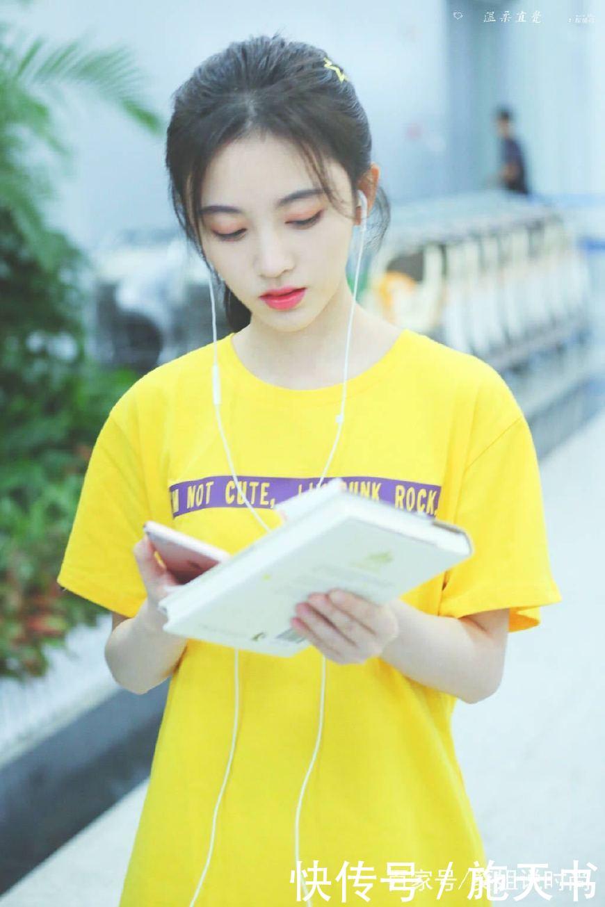 沈月鞠婧祎同穿小黄衣, 我终于明白国民少女和四千年美女的区别了