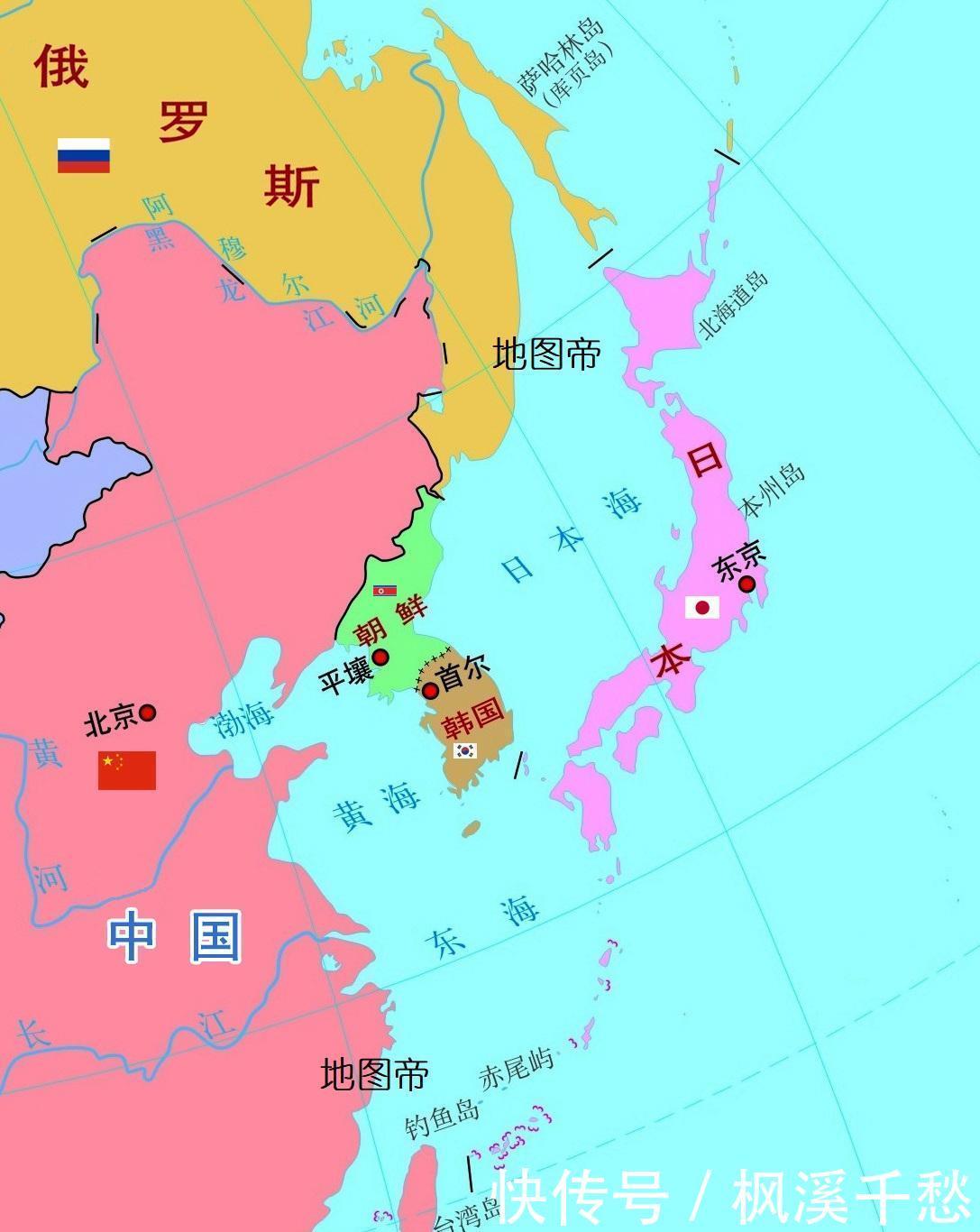 从位置面积人口历史等角度,全方位对比日本朝