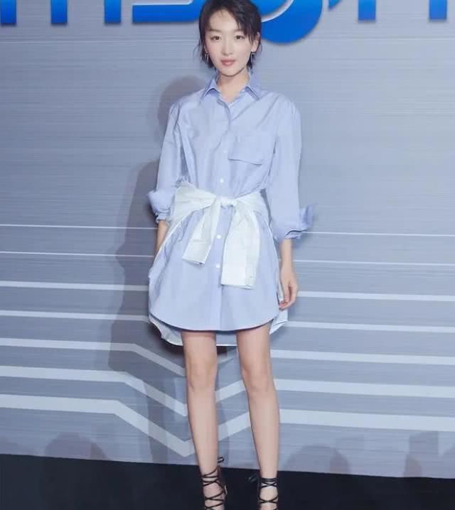  「实则」最近火了一种裙子：衬衫裙，看似普通，实则很高级，明星都在穿！