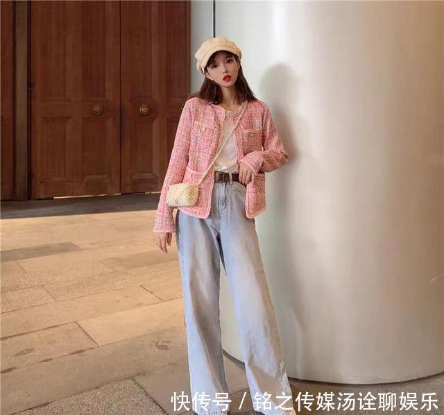  『春天』三木“小香风外套配牛仔裤”穿搭火了，春天学这样穿，优雅还时髦