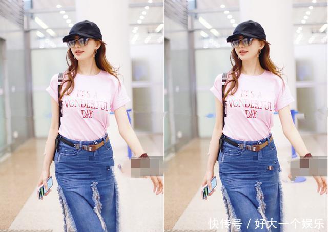 林志玲这条鱼尾裙厉害！开四条叉可真时髦，网友：没她身材就别穿