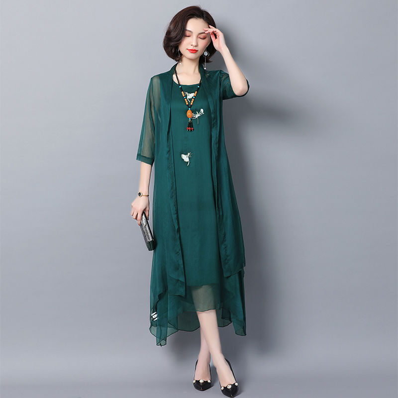 十件旗袍也比不过这仙女裙!200斤表姐穿上瘦成闪电，美到窒息