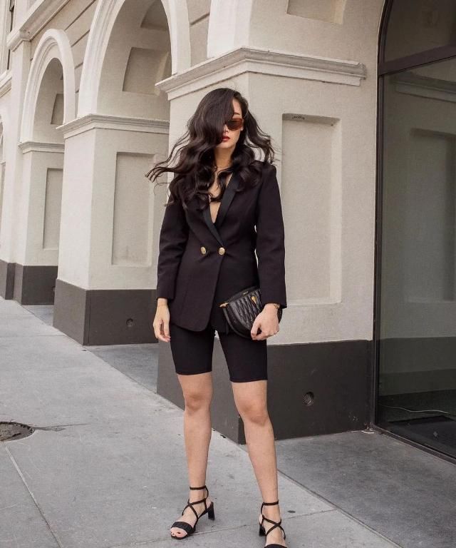 运动鞋■腿粗身高158cm，却靠穿搭增高10cm+！轻熟风的样板教材来了！，史上最省钱亚裔博主