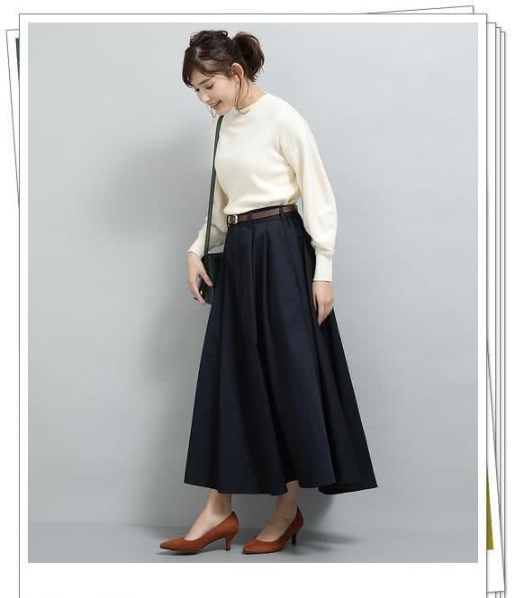  「印象」15个长裙的日系look！这个春天裙子长一点更时髦哦