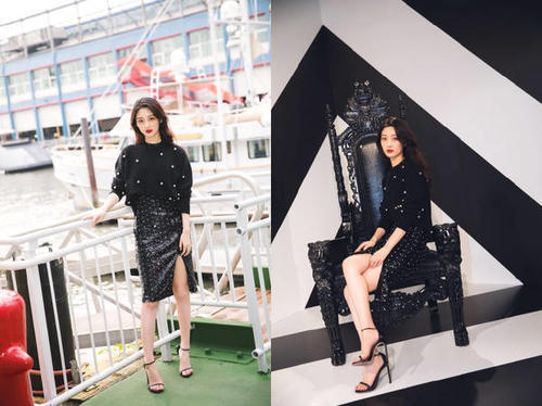 孟美岐去时装周，王菊去时装周，戚砚笛去时装周，一对比差距就来