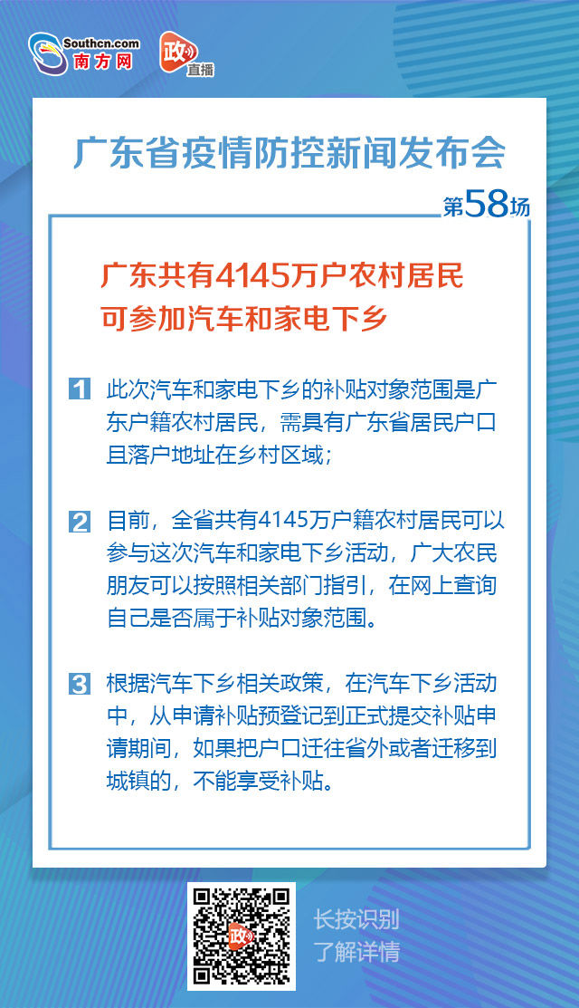  [家电]广东省汽车和家电下乡活动惠及省内超4千万户农村居民