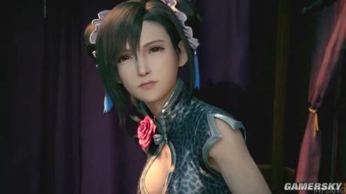  【制版】《最终幻想7：重制版》蒂法爱丽丝全服装演示 克劳德都看呆了