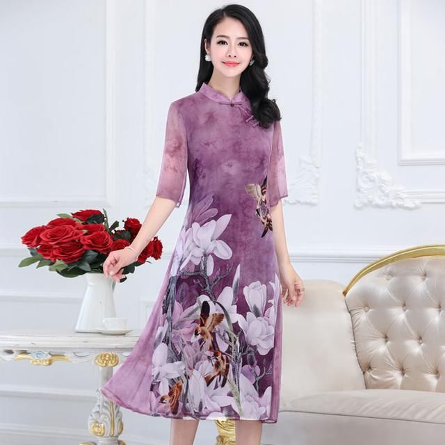 40岁的女人别总往美容院跑，这杭州“真丝连衣裙”比保养还显嫩