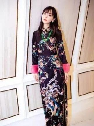 Angelababy穿旗袍,刘诗诗穿旗袍 网友:差距一目了然