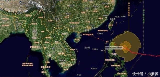 “山竹”将严重影响广东、海南、广西近岸海域 未来警报级别将双