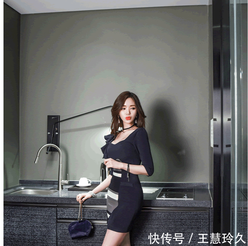 今夏女神最佳穿搭，包臀裙配高跟鞋，时尚显气质！