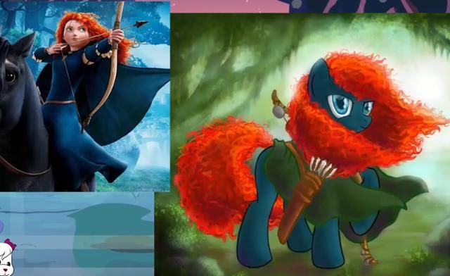 当迪士尼公主变成小马宝莉，花木兰和艾莎超可爱！