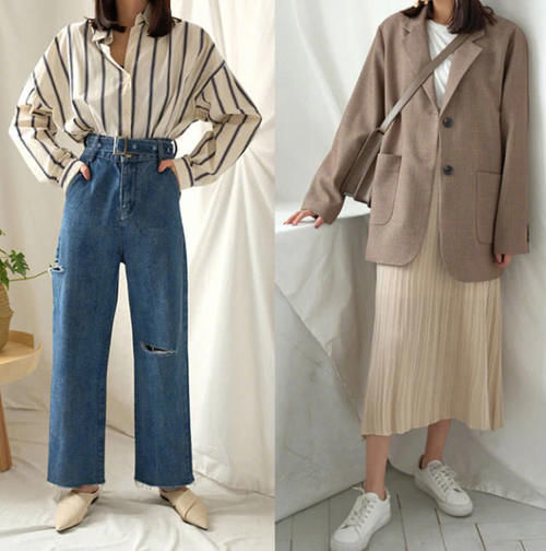  #白色#清新柔美的穿搭，兼得好身材与温柔气质！