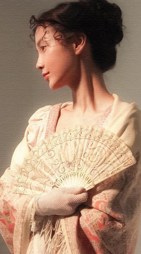 杨颖复古照曝光, 不画眼线眼睛小一半, 网友: 完全认不出了