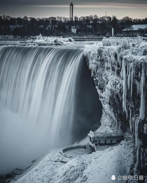 美国迎来罕见严寒，北美最大跨国瀑布被冻成一座巨大冰雕