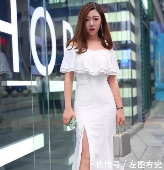  美女：街拍美女：穿着时尚的小姐姐逛街，身材苗条，休闲大方！